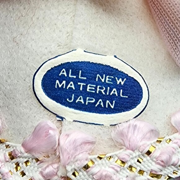 Vintage 1960s Pixie Angel Ballerina Ornament Pink Chiffon Tulle Wings Japan - Picture 10 of 10